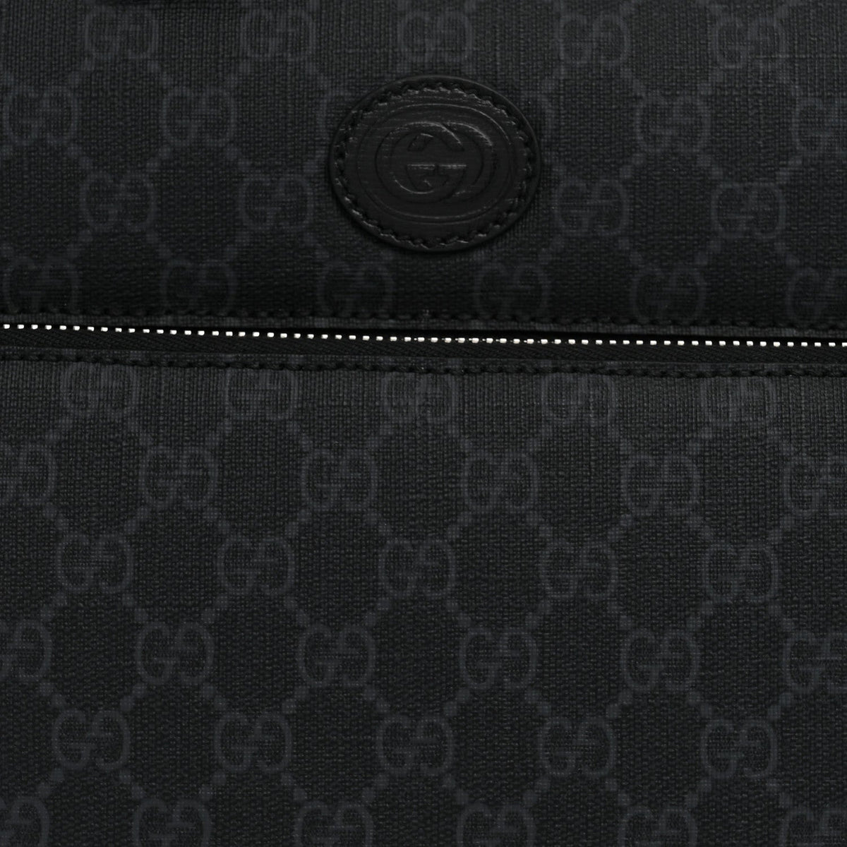 GG Supreme Monogram Azalea Calfskin Retro Interlocking G Small Savoy Cabin Trolley Beige Ebony Brown Sugar