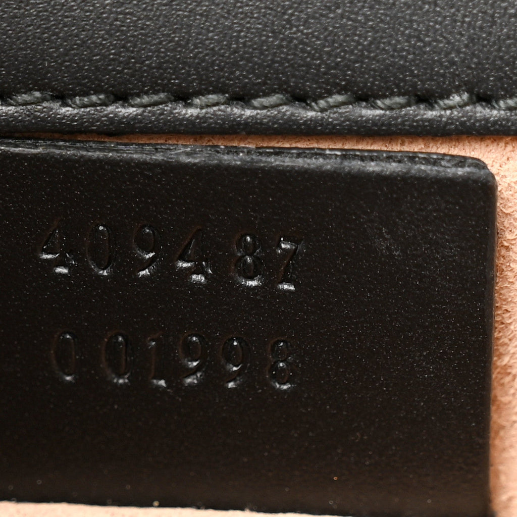 Guccissima Small Padlock Shoulder Bag Black
