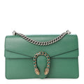 Dollar Calfskin Crystal Small Dionysus Shoulder Bag Emerald
