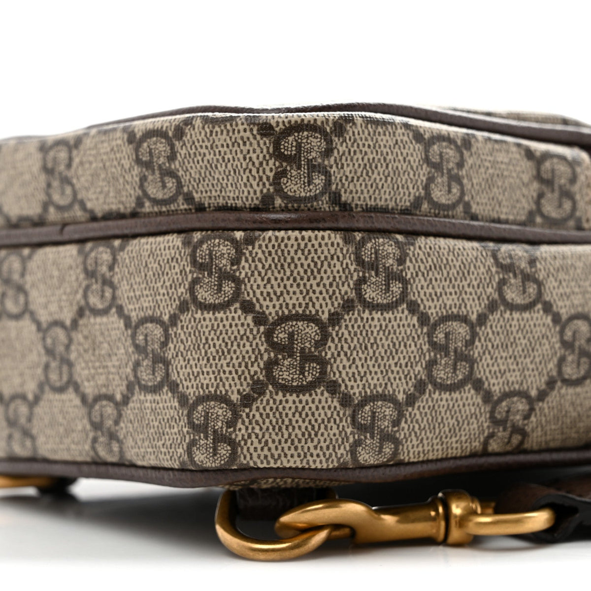 GG Supreme Monogram Web Mini Ophidia Messenger Brown