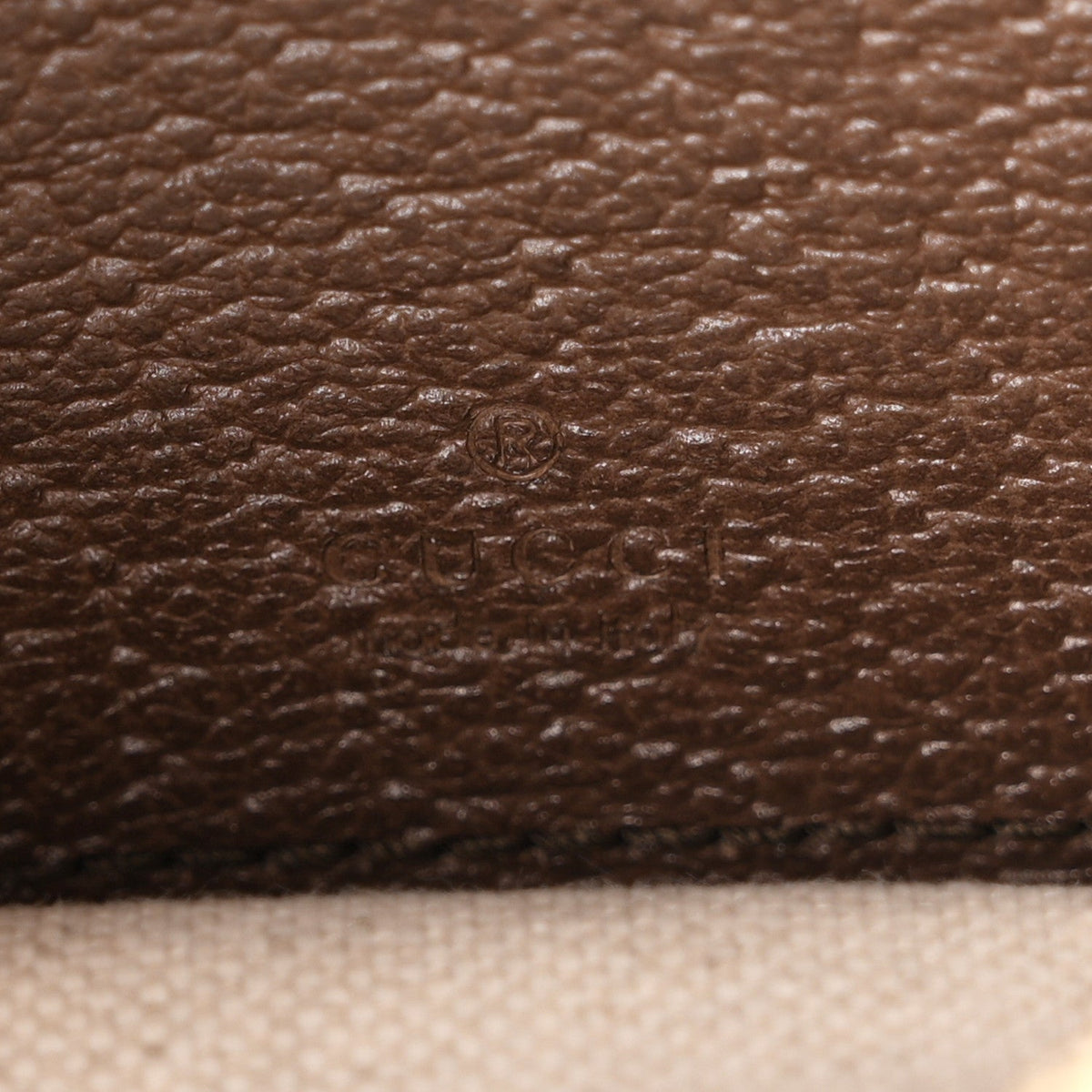 GG Supreme Monogram Textured Dollar Calfskin Mini Blondie Belt Bag Beige Ebony New Acero