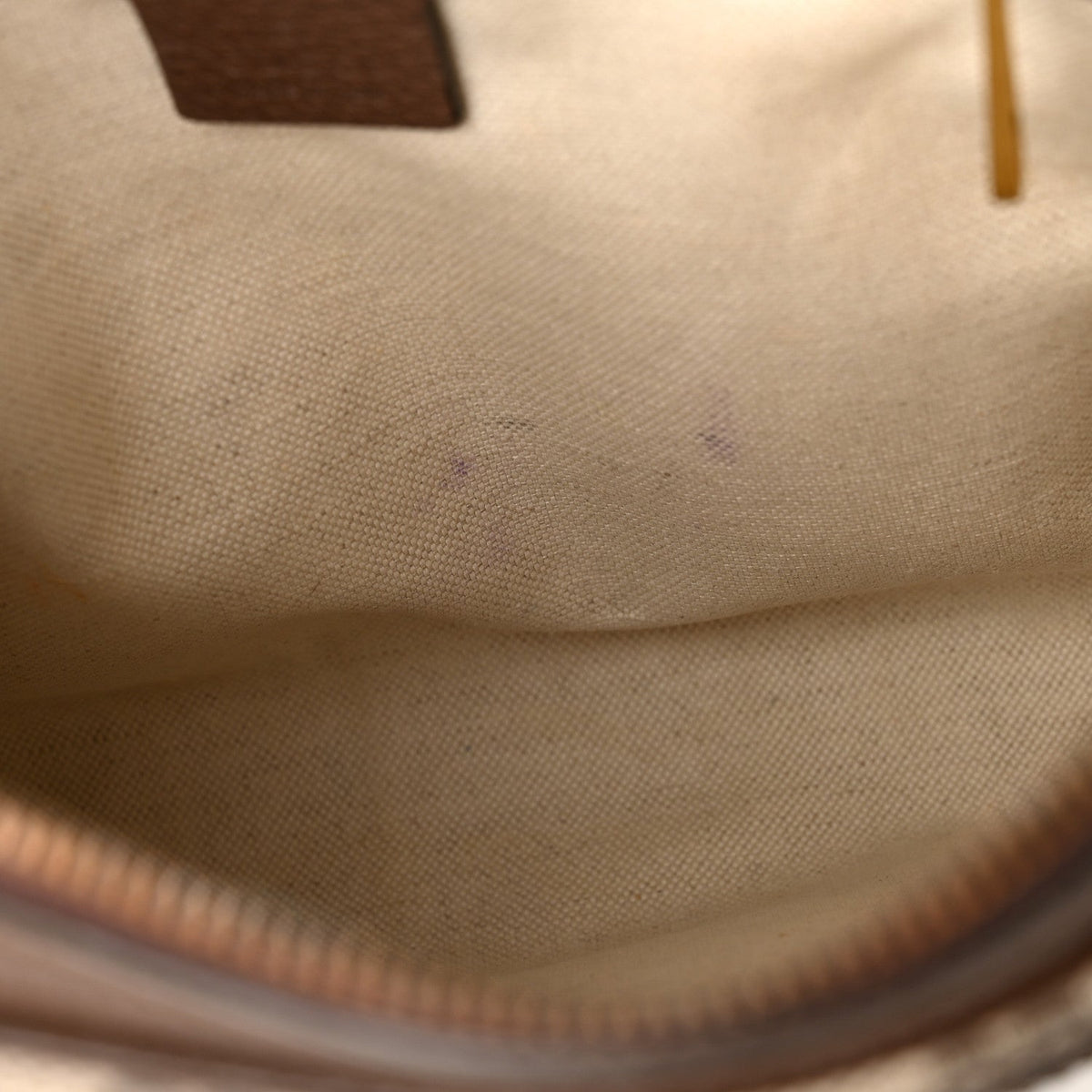 GG Supreme Monogram Web Small Ophidia Messenger Bag Brown