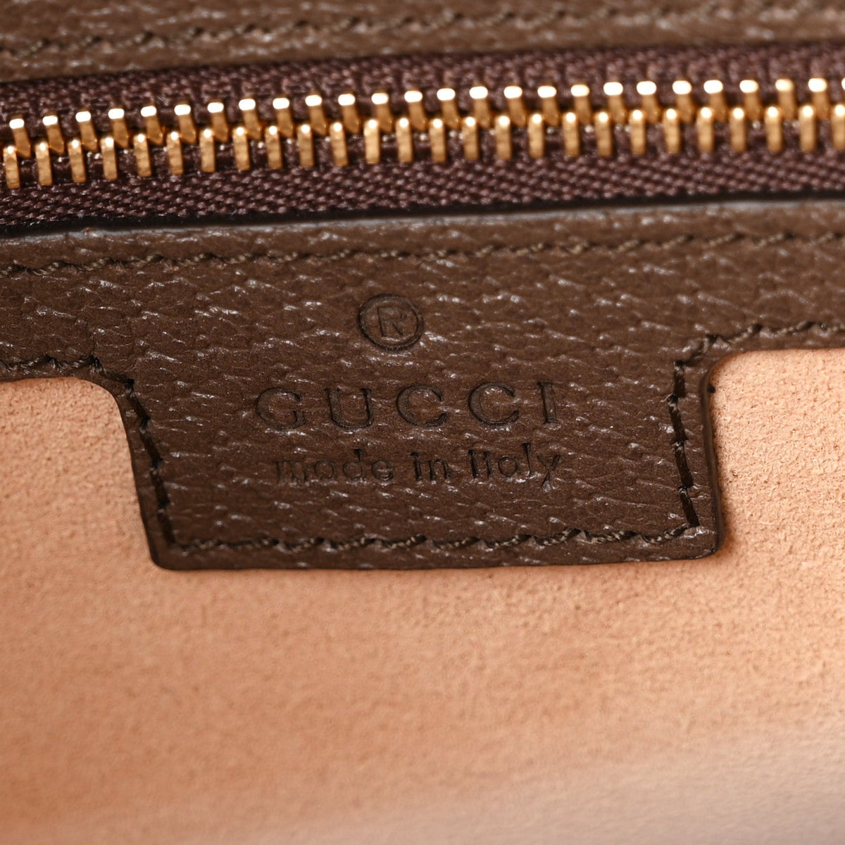 GG Supreme Monogram Medium Ophidia Shopping Tote Brown