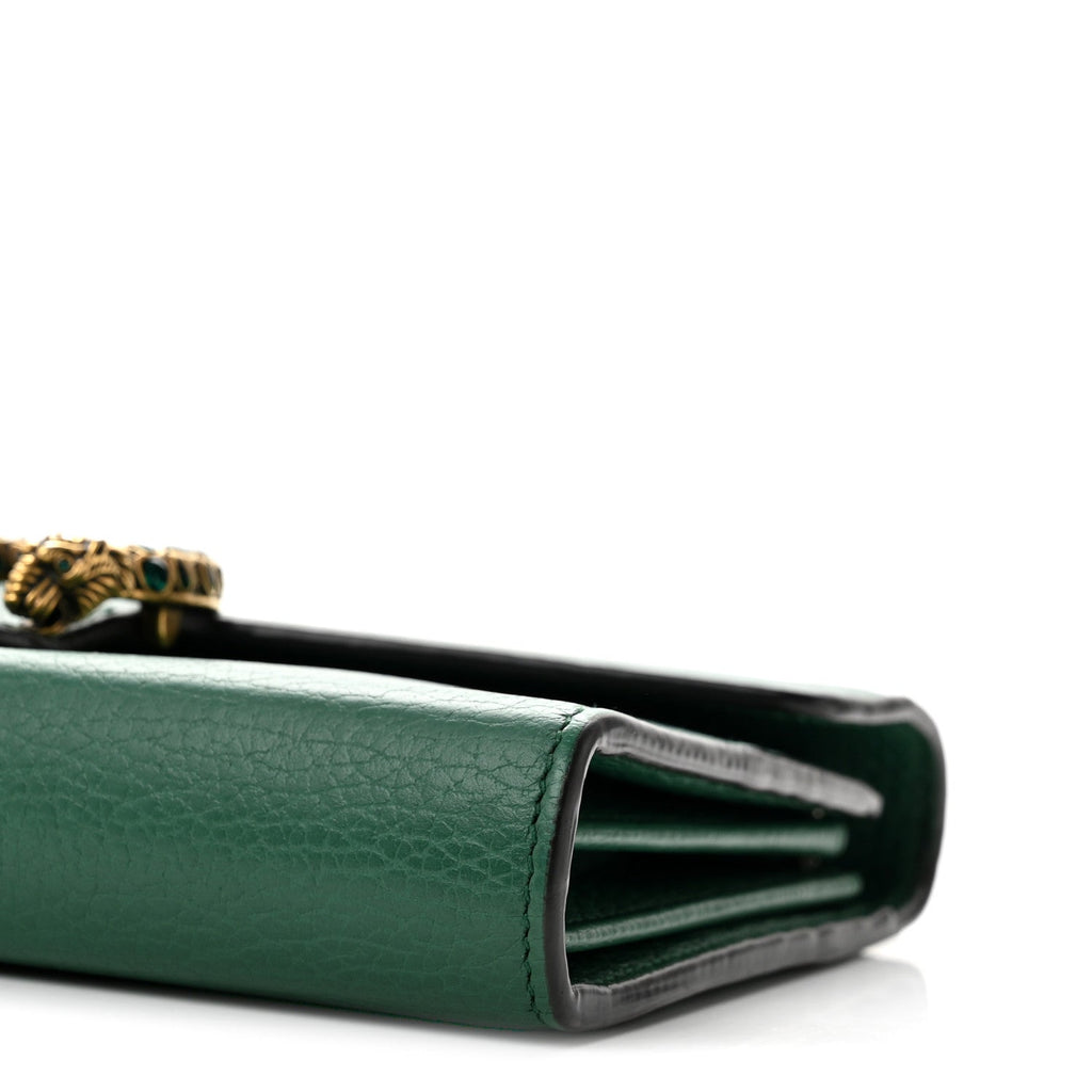 Calfskin Mini Dionysus Chain Wallet Emerald
