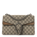 GG Supreme Monogram Small Dionysus Shoulder Bag Taupe