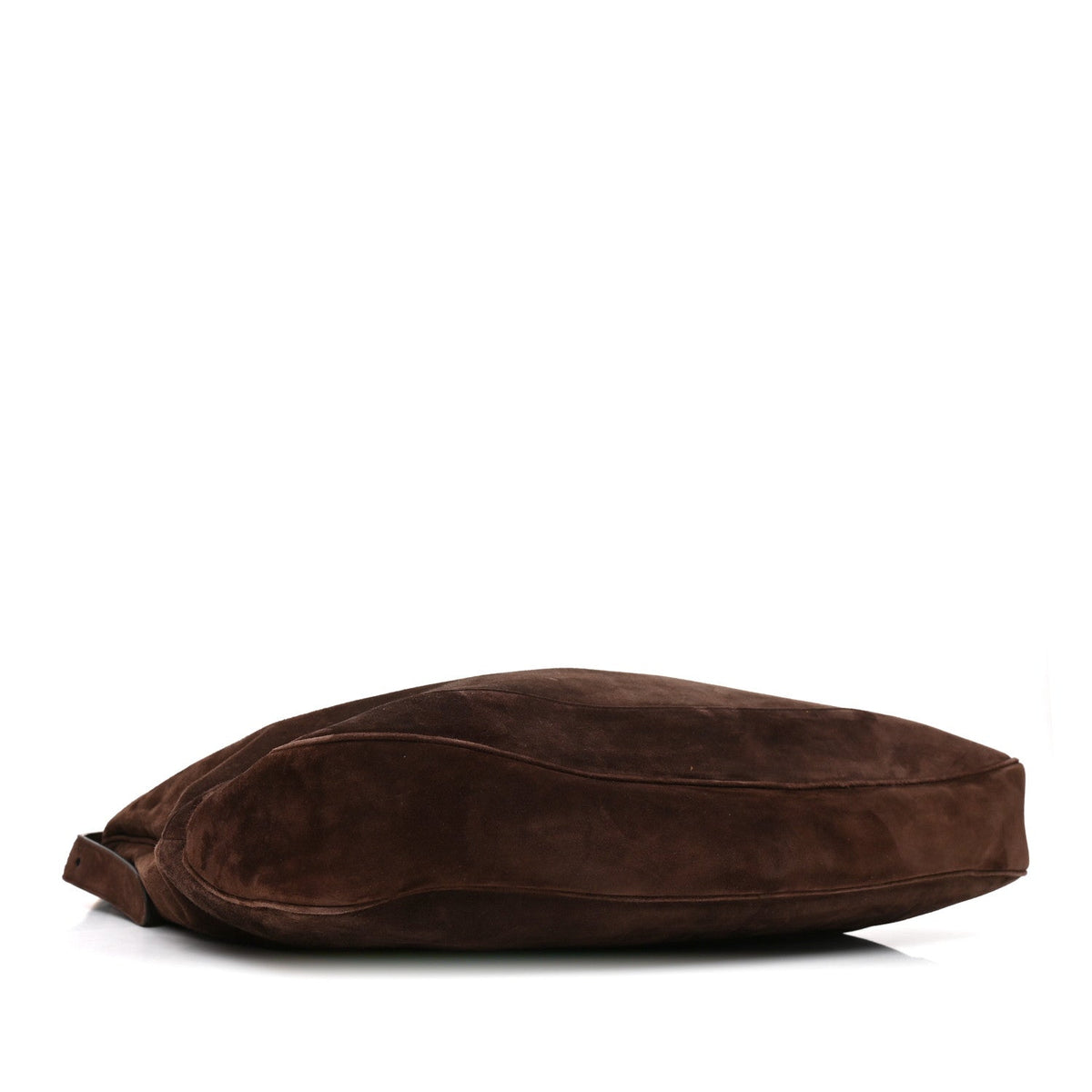 Suede Jackie 1961 Giorno Shoulder Bag Dark Brown