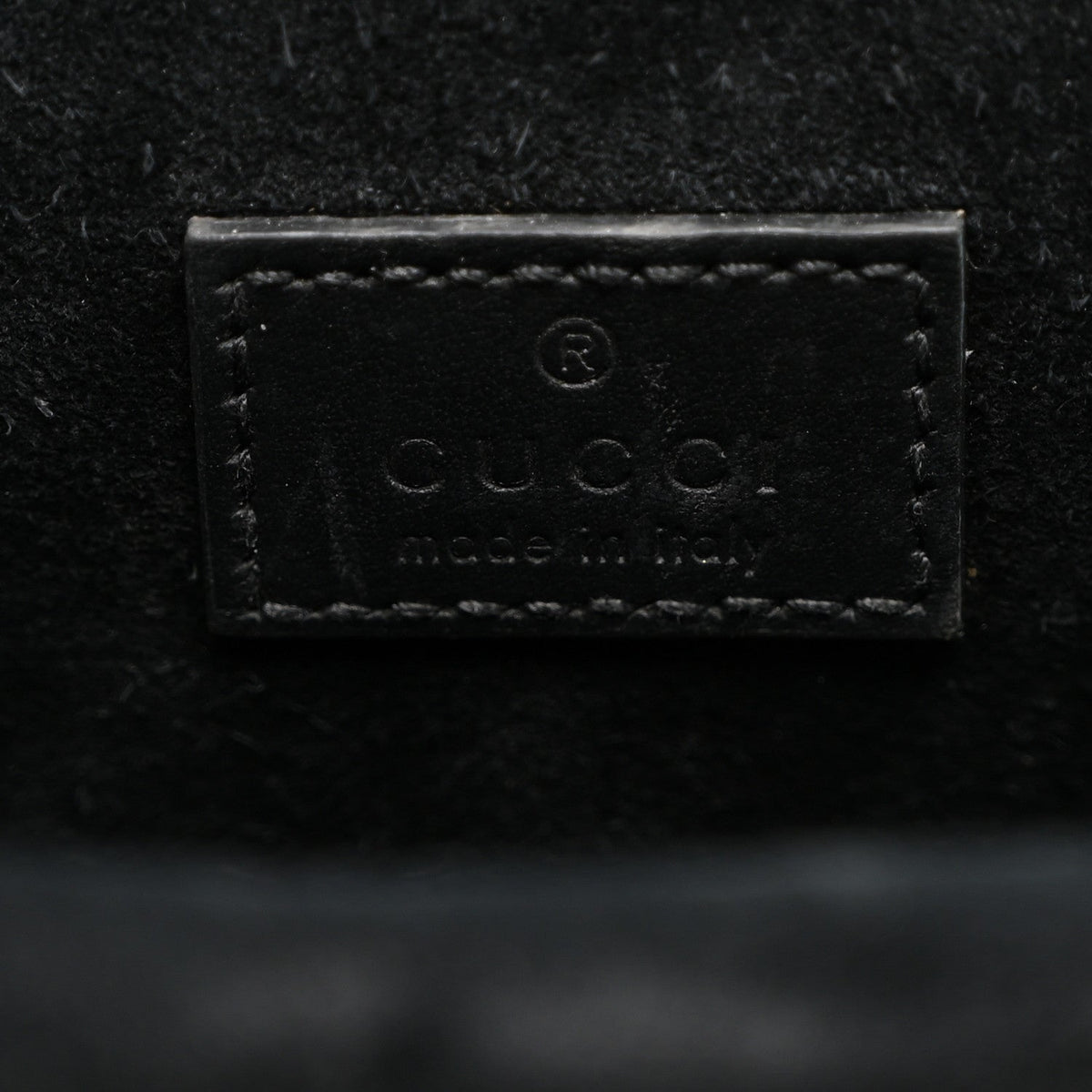 GG Supreme Monogram Suede Crystal Small Dionysus Shoulder Bag Beige Ebony Black