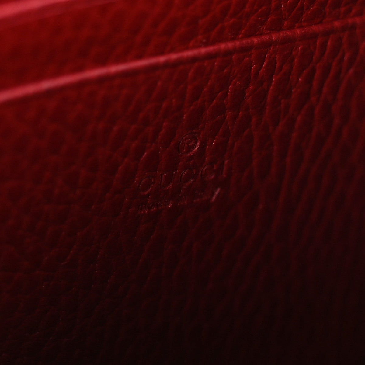 Calfskin Mini Dionysus Chain Wallet Hibiscus Red