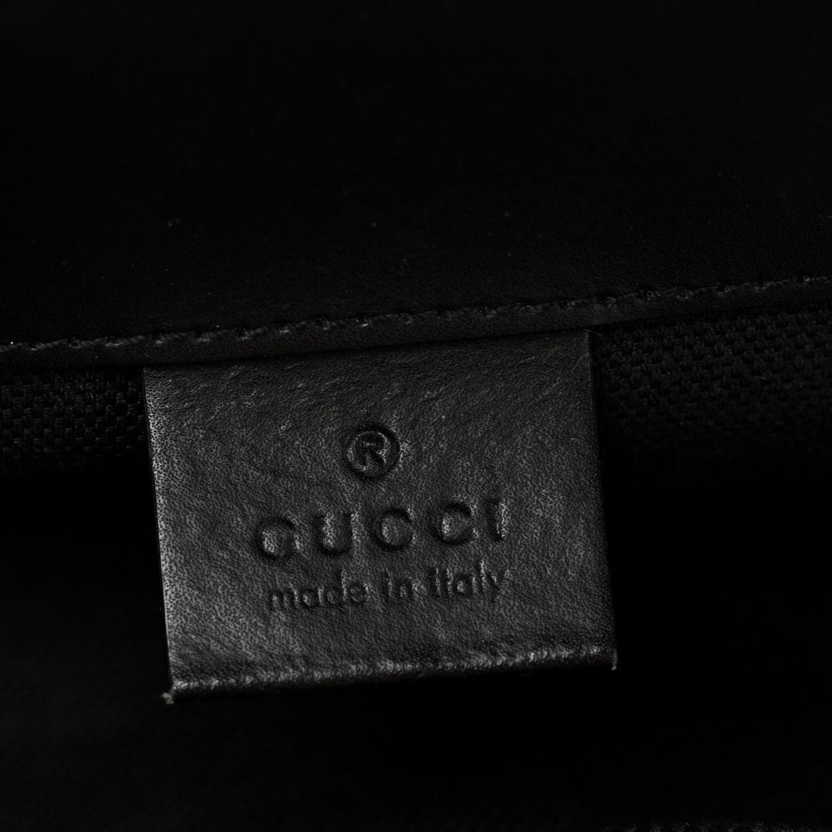 Soft GG Supreme Monogram Calfskin Web Double Buckle Backpack Black