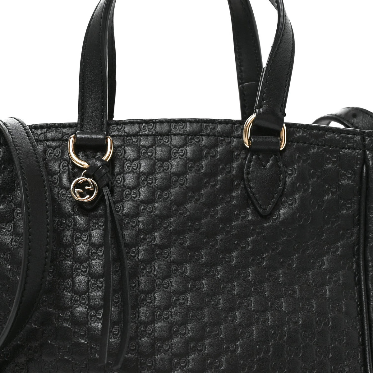 Microguccissima Small Bree Tote Black