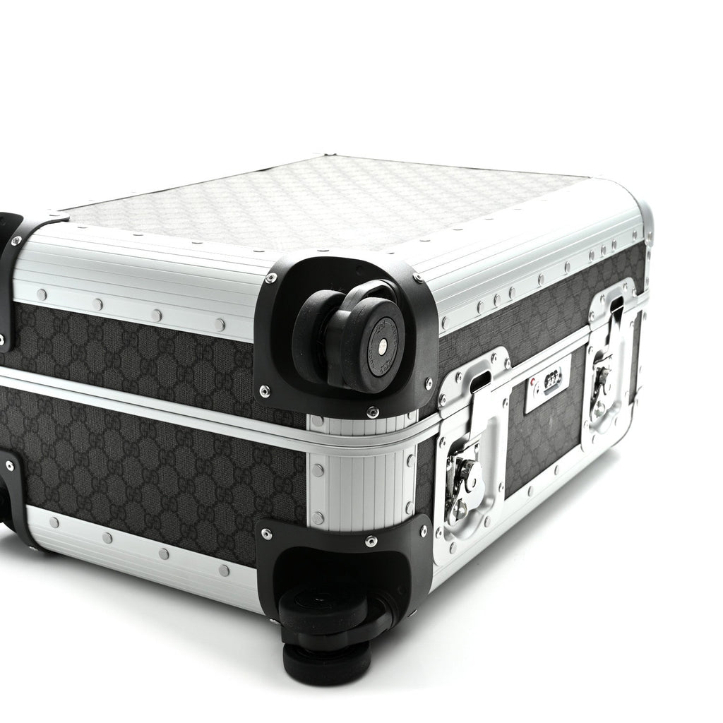GG Supreme Monogram Porter Carry On Suitcase
