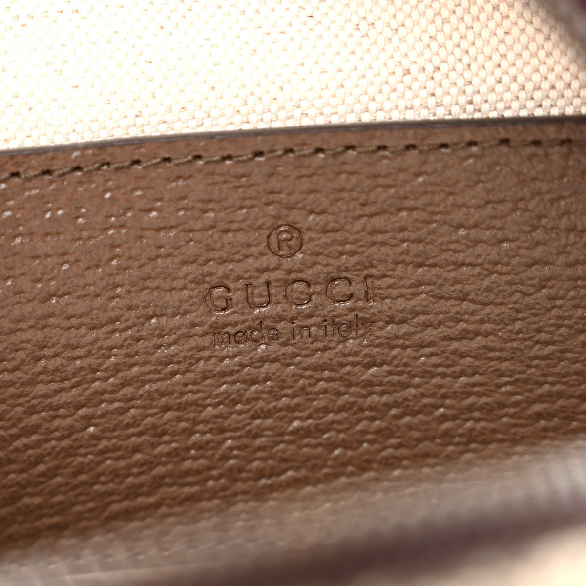 GG Supreme Monogram Web Mini Ophidia Messenger Brown