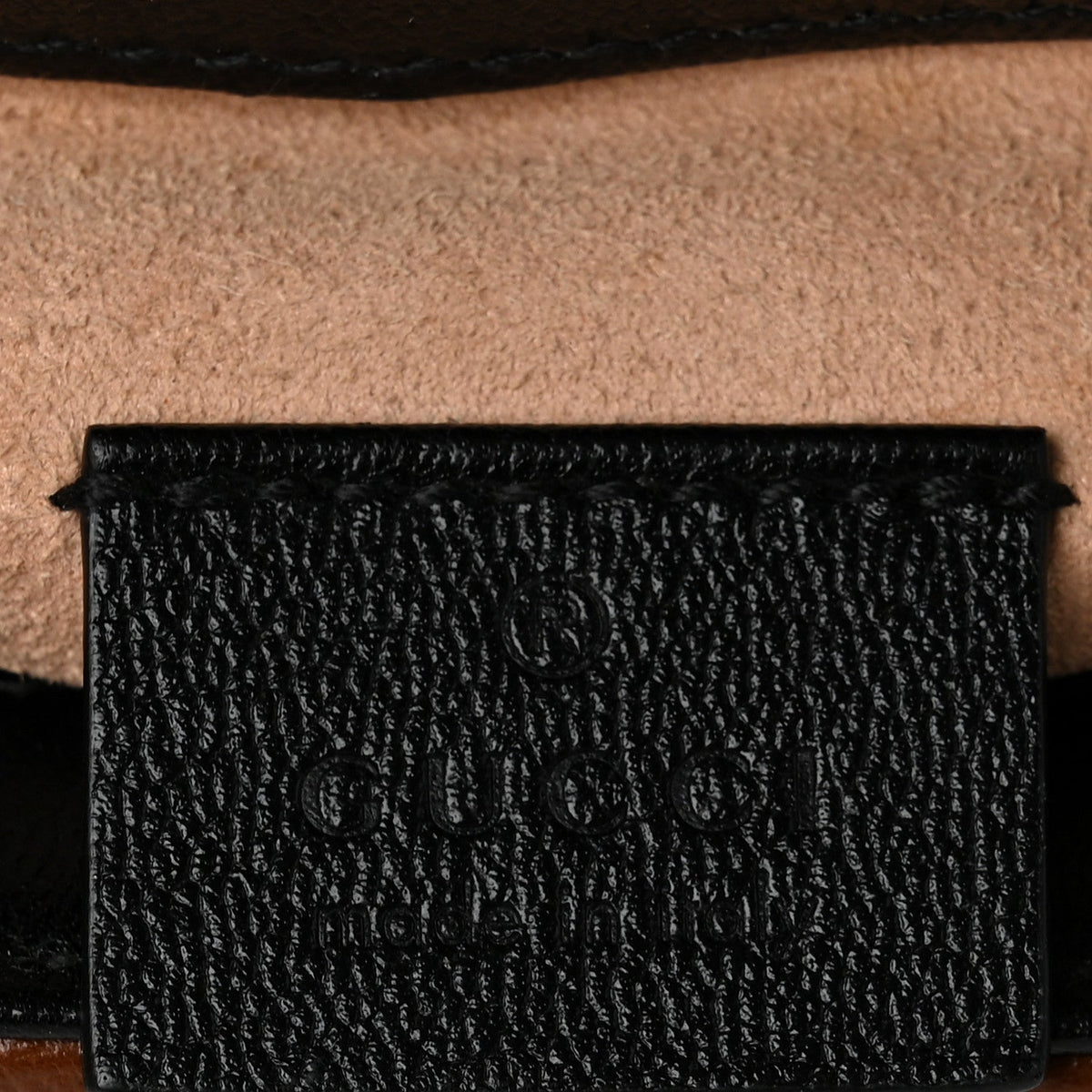 GG Supreme Monogram New Sakai Lux Calfskin Mini Padlock Flap Pocket Shoulder Bag Beige Ebony Black Cuir