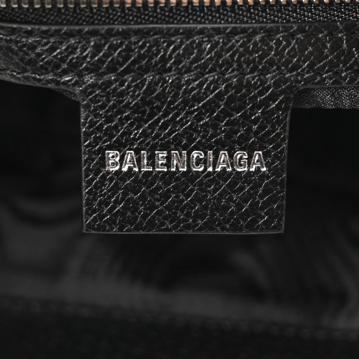 X BALENCIAGA Supreme Monogram Calfskin Web Medium Jackie 1961 Hobo Black