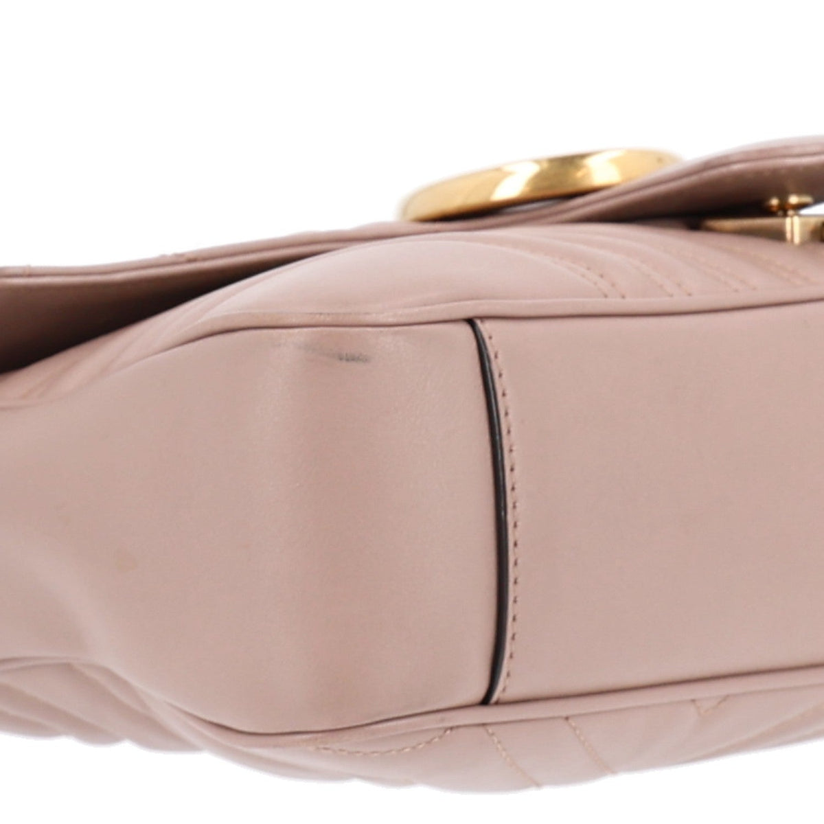 Calfskin Matelasse Medium GG Marmont Shoulder Bag Porcelain Rose