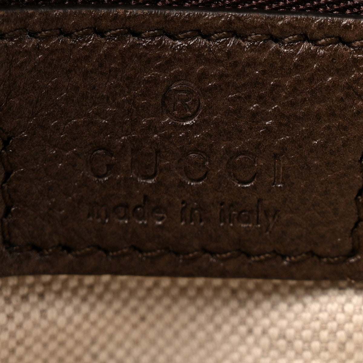 GG Supreme Monogram Textured Dollar Calfskin Web Medium Blondie Shoulder Flap Bag Beige Ebony New Acero