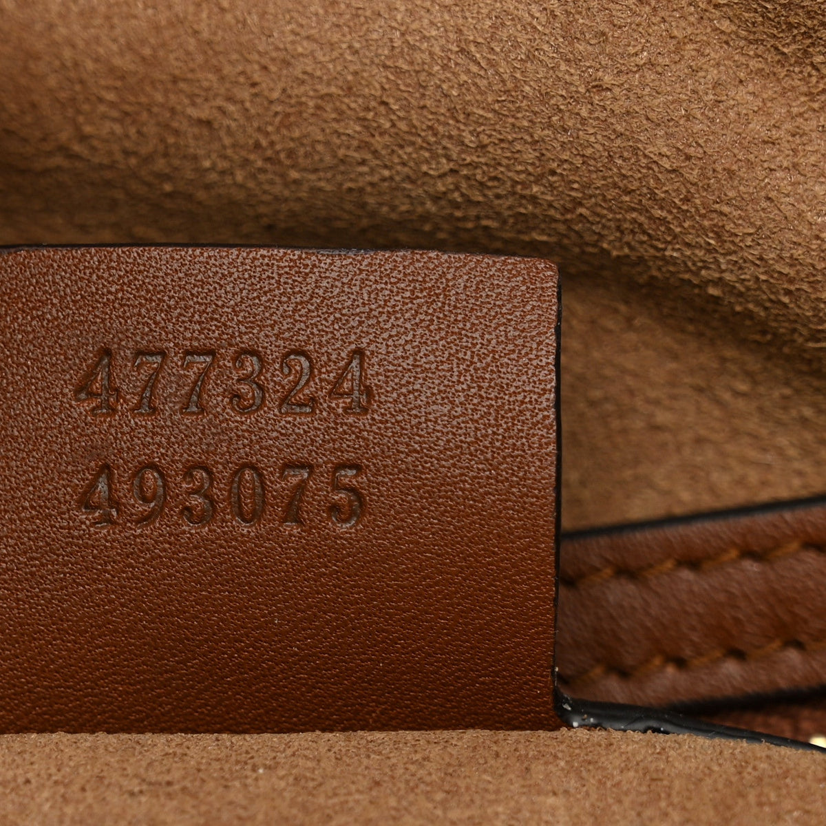 GG Supreme Monogram Large Linea A Hobo Light Brown