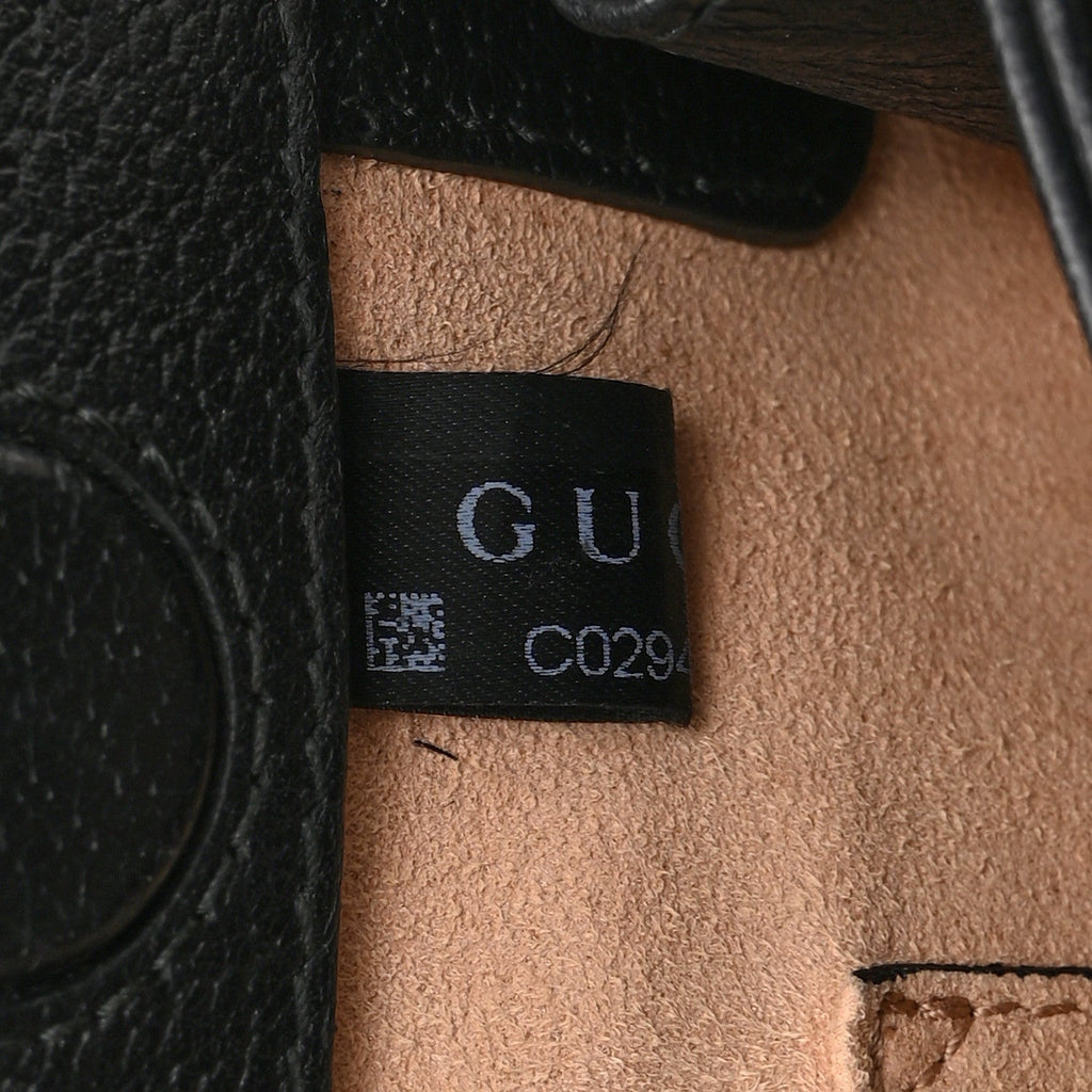 Calfskin GG Web Small Ophidia Chain Shoulder Bag Black