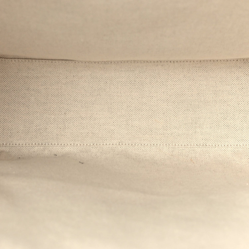 GG Supreme Monogram Textured Dollar Calfskin Web Medium Retro Interlocking G Tote Bag Beige Blue
