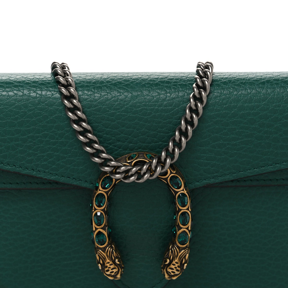 Calfskin Super Mini Dionysus Shoulder Bag Emerald