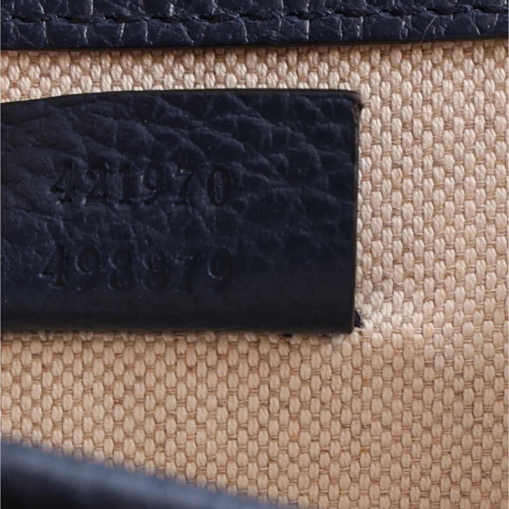 Dollar Calfskin Crystal Mini Dionysus Shoulder Bag Blue Agata Montana Sapphire