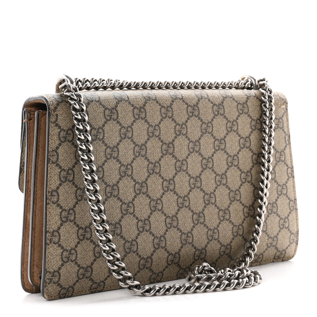 GG Supreme Monogram Small Dionysus Shoulder Bag Taupe