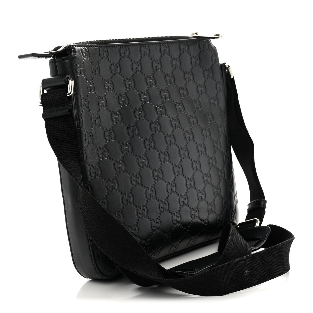 Guccissima Signature Small Messenger Bag Black