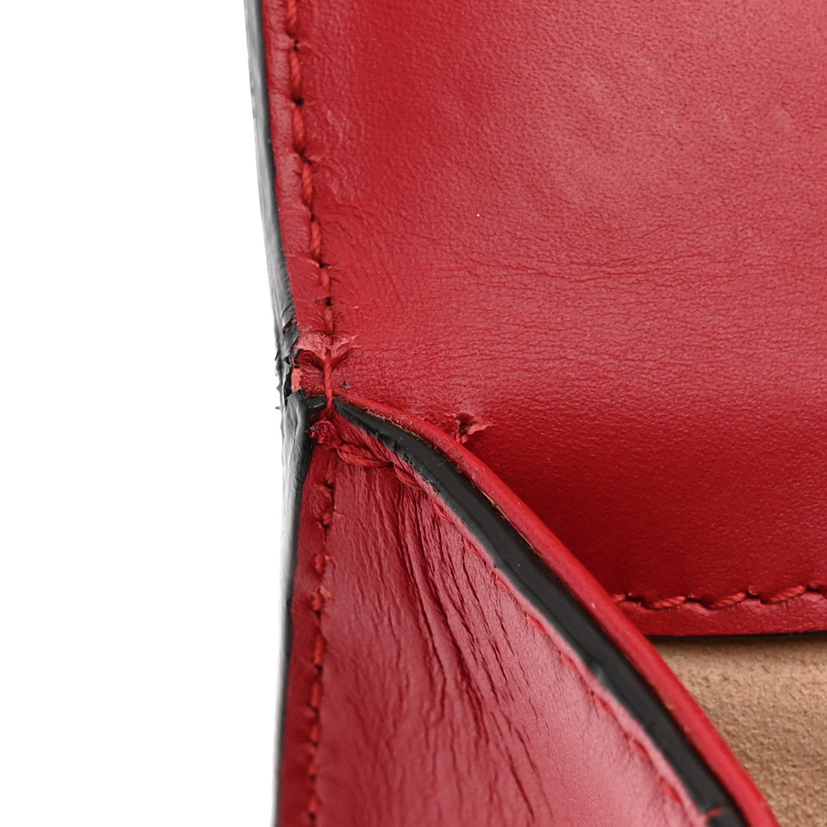 Guccissima Small Padlock Shoulder Bag Hibiscus Red