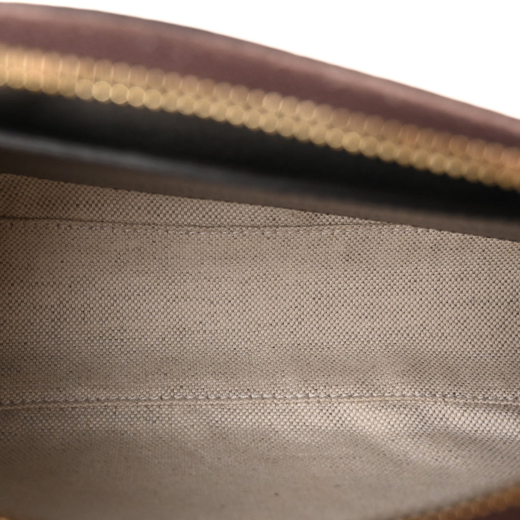 GG Supreme Monogram Textured Dollar Calfskin Small Ophidia Hobo Beige Ebony New Acero