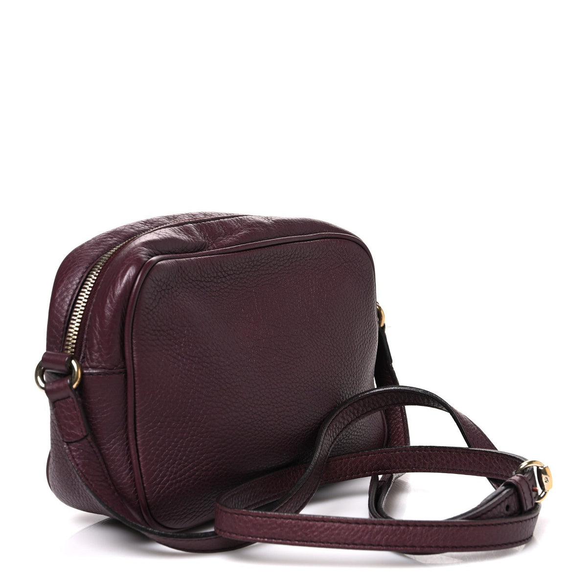 Pebbled Calfskin Small Soho Disco Bag Peonia Flower