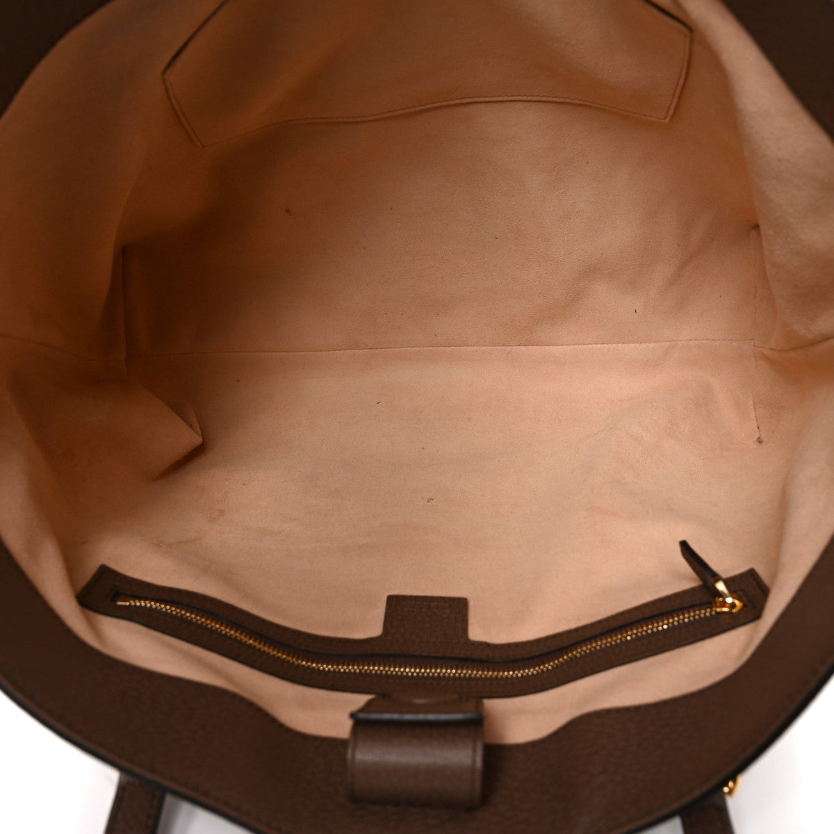 GG Supreme Monogram Medium Ophidia Shopping Tote Brown