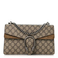 GG Supreme Monogram Small Dionysus Shoulder Bag Taupe