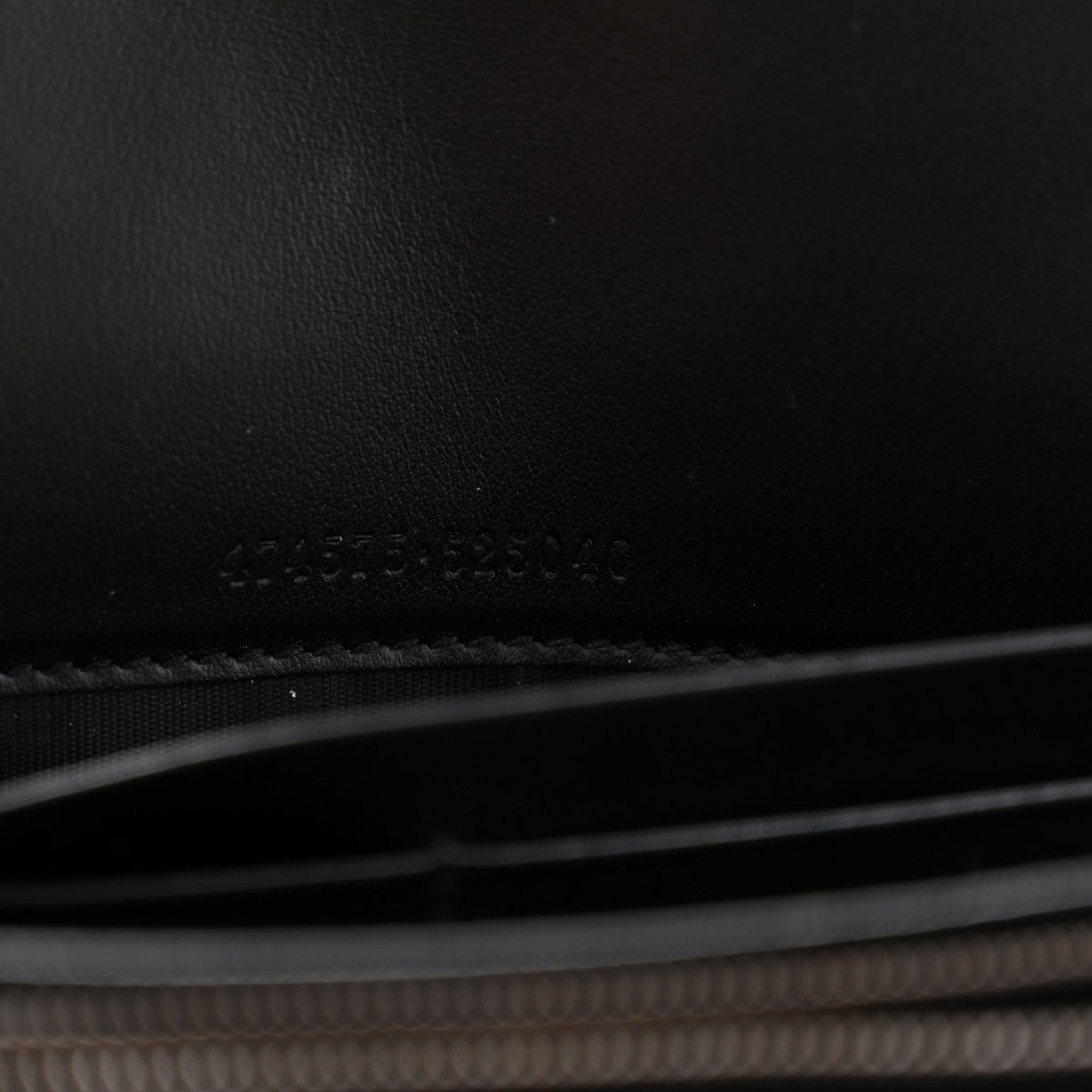 Calfskin Matelasse GG Marmont Chain Wallet Black
