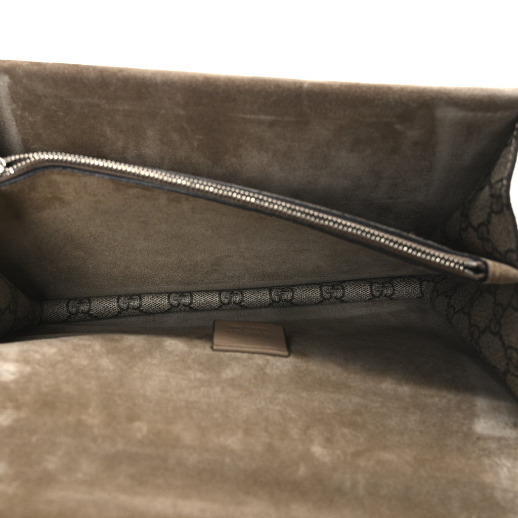 GG Supreme Monogram Small Dionysus Shoulder Bag Taupe