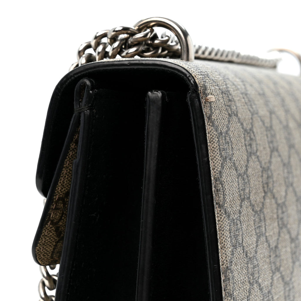GG Supreme Monogram Small Dionysus Shoulder Bag Black