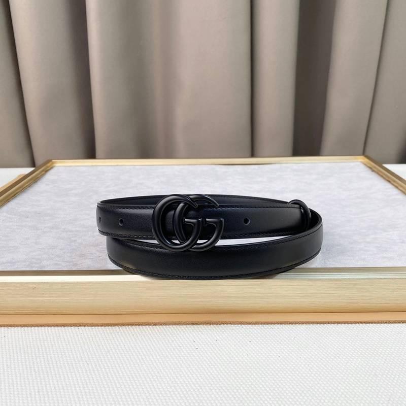GUCCI Embellished coated-canvas and leather belt 'Black'