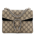 GG Supreme Monogram Mini Dionysus Shoulder Bag Black