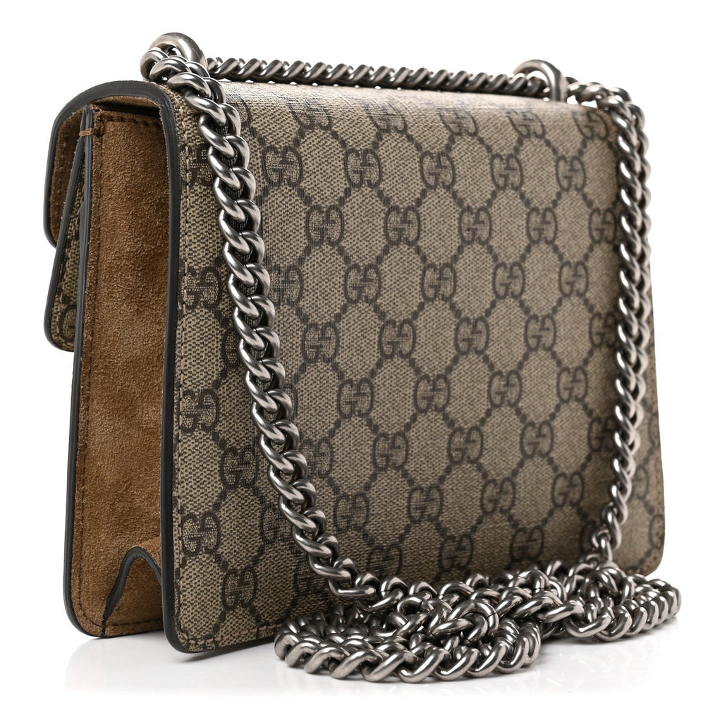 GG Supreme Monogram Mini Dionysus Shoulder Bag Taupe