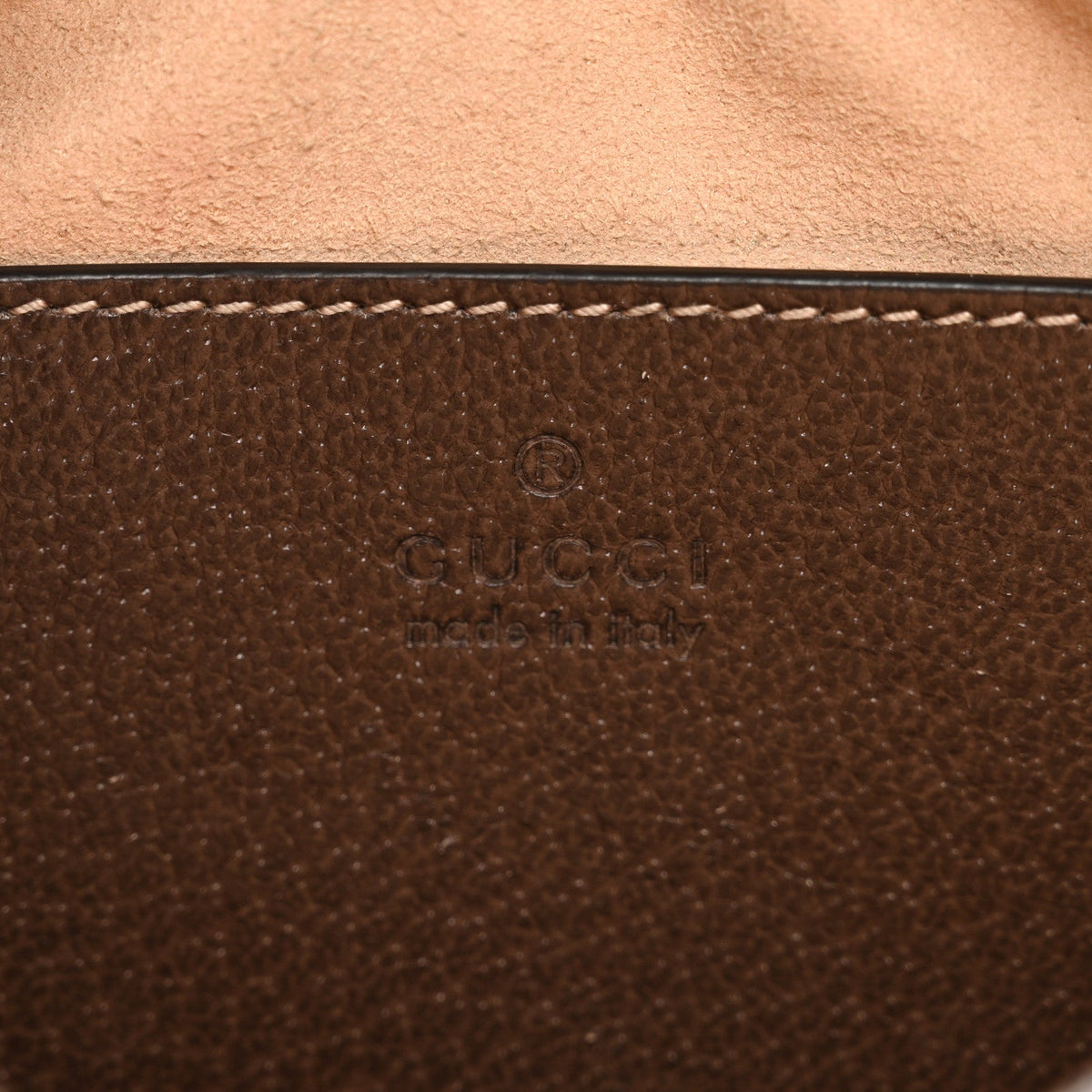 GG Supreme Monogram Web Mini Ophidia Shoulder Bag Brown