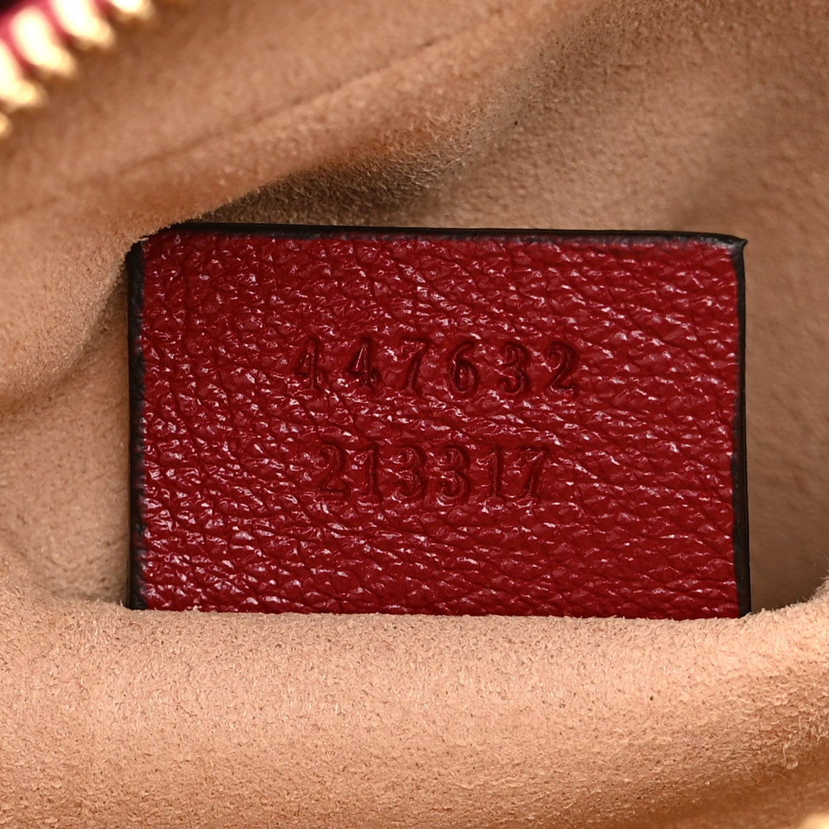 Monogram Azalea Calfskin Matelasse Diagonal Small GG Marmont Chain Shoulder Bag Beige Ebony New Cherry Red