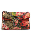 GG Supreme Monogram Blooms Super Mini Dionysus Shoulder Bag Beige Multicolor Dry Rose
