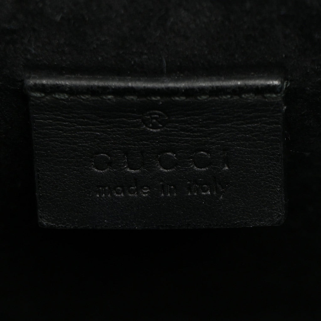 GG Supreme Monogram Mini Dionysus Shoulder Bag Black