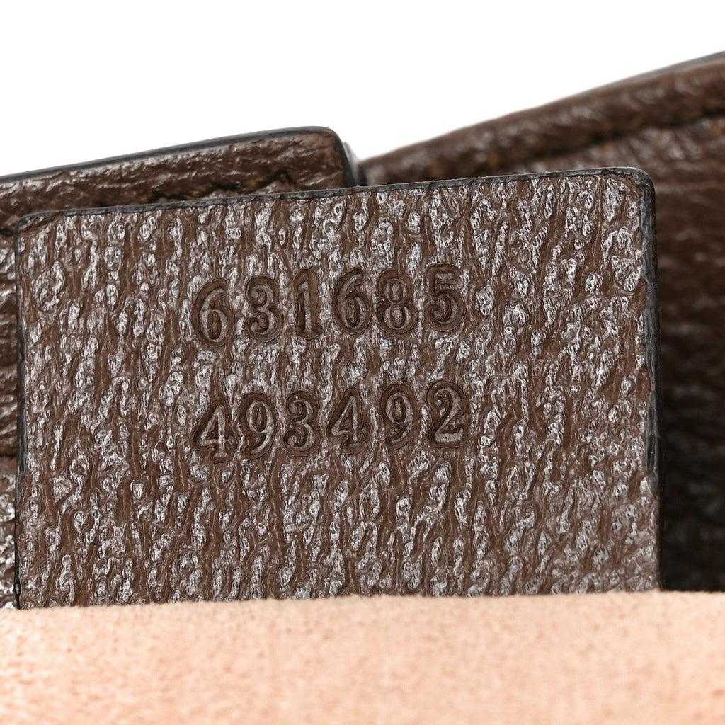 GG Supreme Monogram Medium Ophidia Shopping Tote Brown