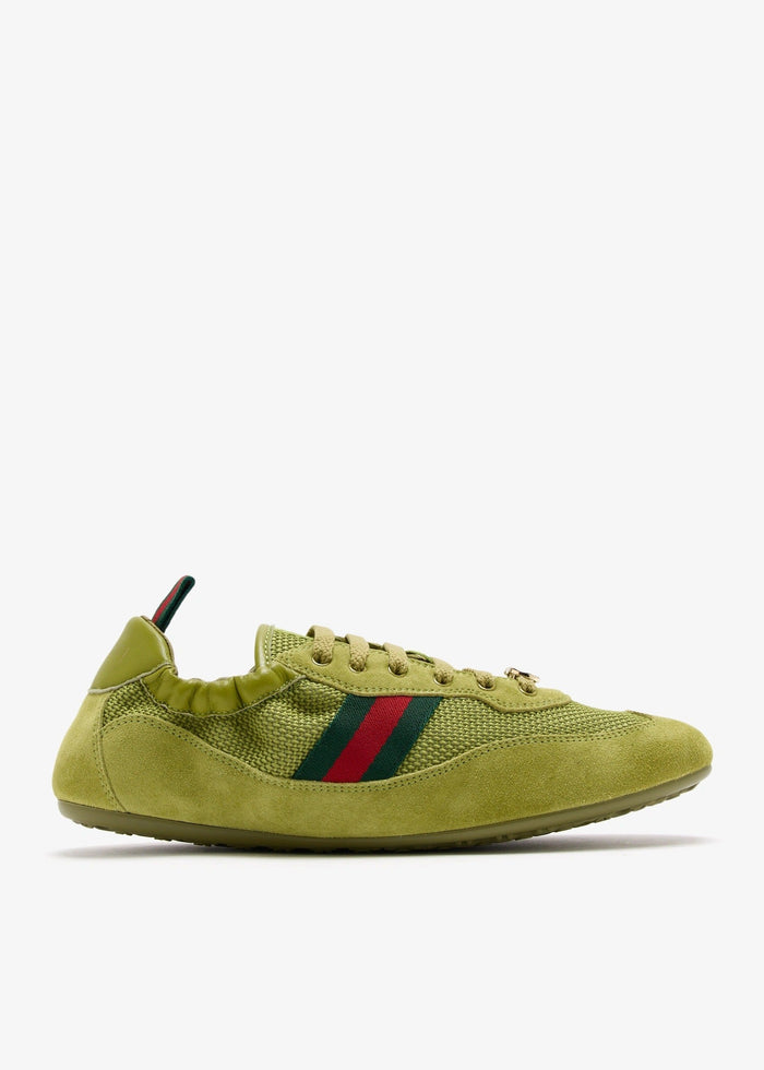 Gucci Shift Sneakers Green Women