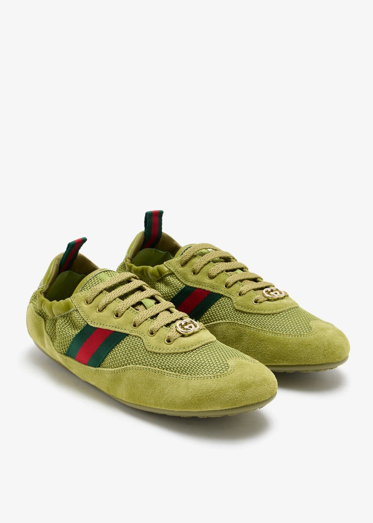 Gucci Shift Sneakers Green Women