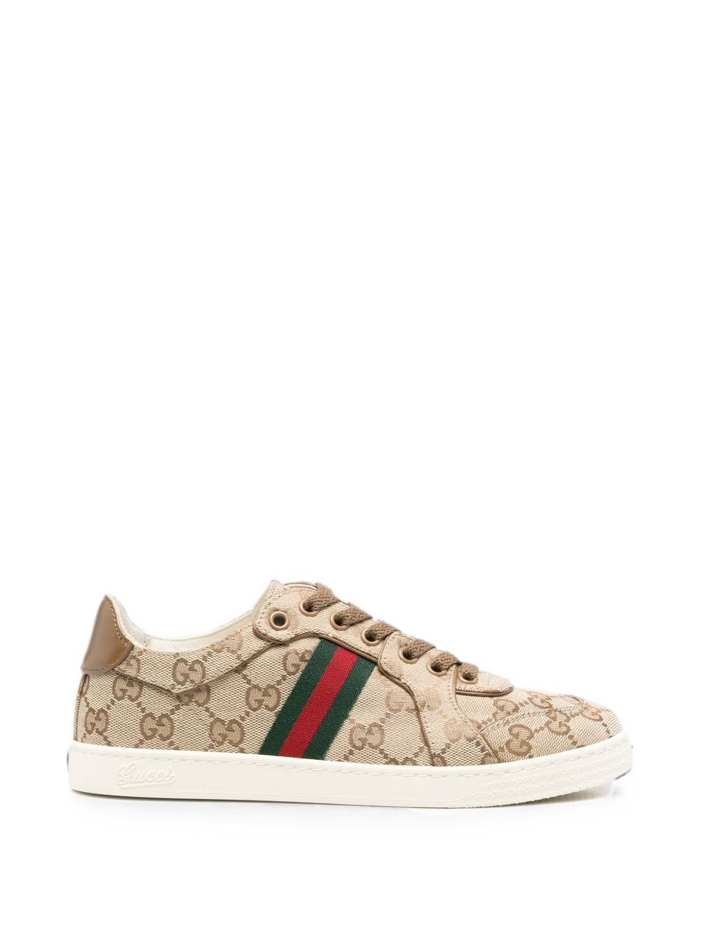Gucci GG Canvas Sneakers Beige Women