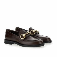 Gucci Women Loafers Brown Calf Skin