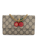 GG Supreme Monogram Mini Cherry Chain Bag