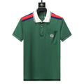 Gucci Green T-shirt with Collar – Luxury Cotton Tee for Men