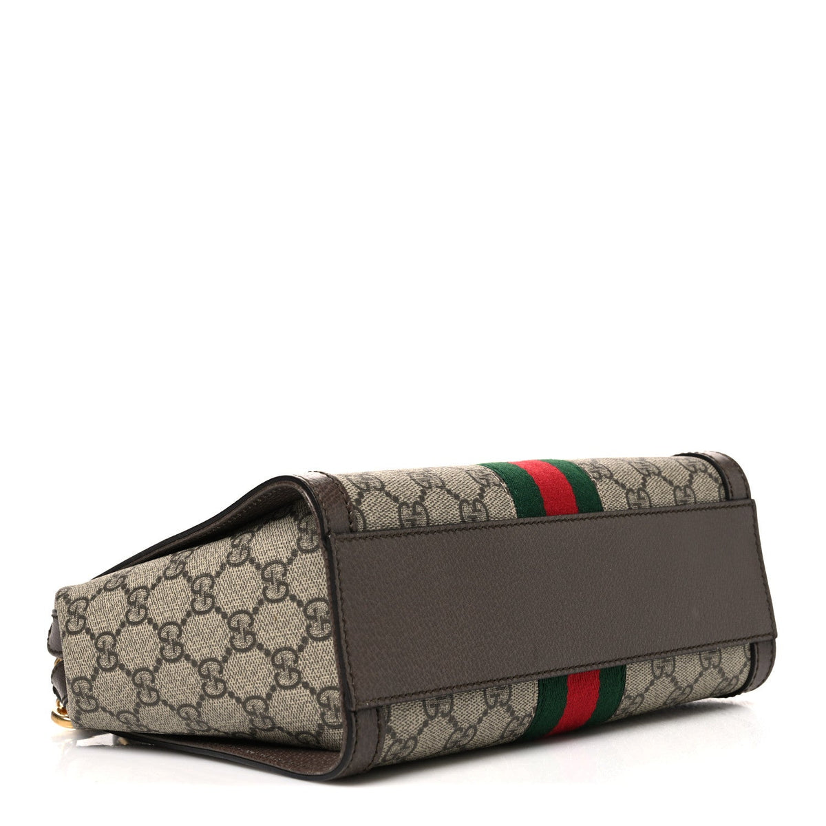 GG Supreme Monogram Small Ophidia Tote Bag Brown